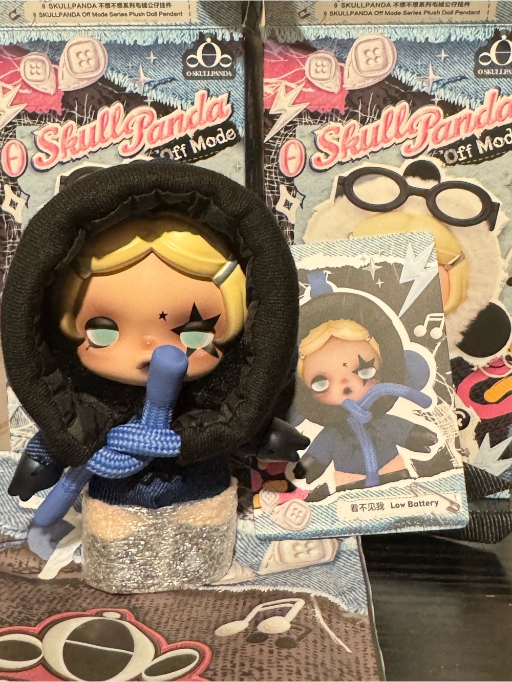 SkullPanda Off Mode Plush Doll - LOW BATTERY